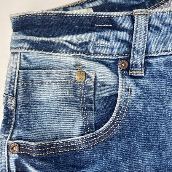 Jack & Jones Slim Fit Patchwork Jeans Sz 30 - Picture 3 of 16